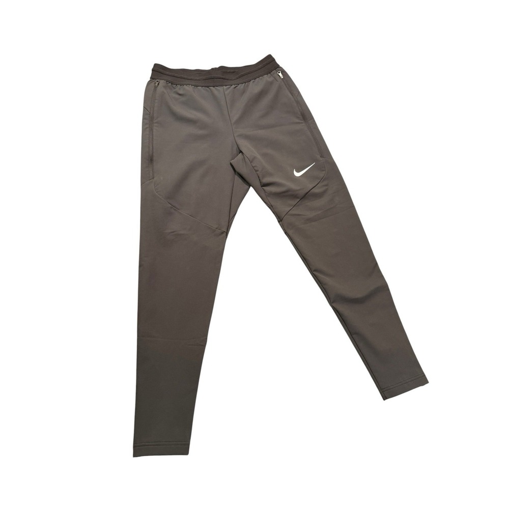 Nike Men's S Black Tapered Training Pants Zip Pockets Stretch Standard Fit